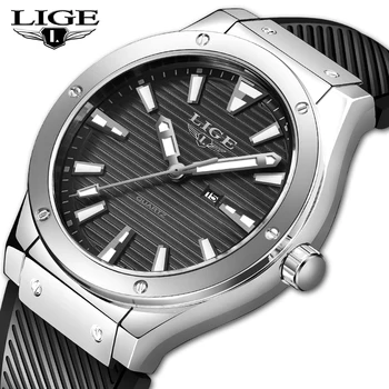 

Relogio Masculino LIGE New Mens Watches Top Brand Luxury Military Sports Wrist Watch Waterproof Quartz Clock replica watches men
