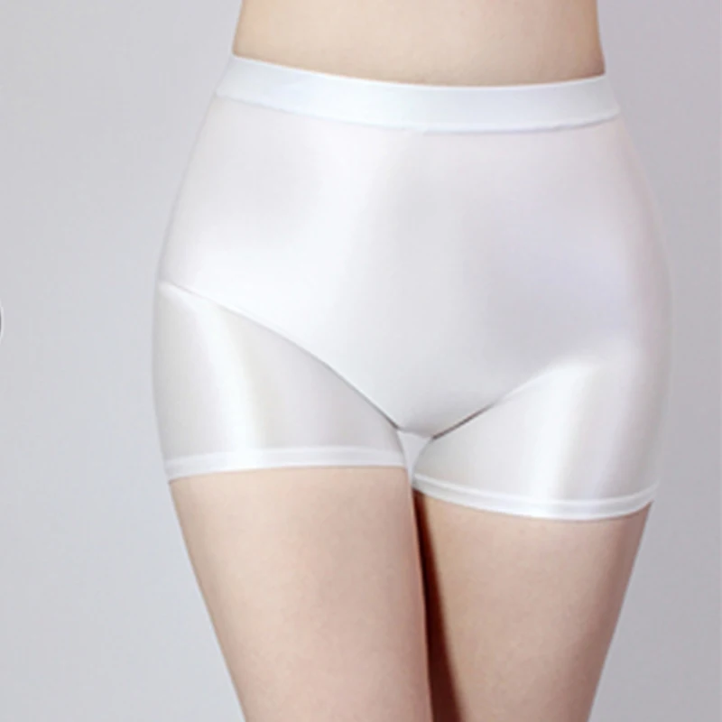 DROZENO2020 shiny satin opaque shorts sexy tights shiny tights sports ladies Japan fitness high waist shorts