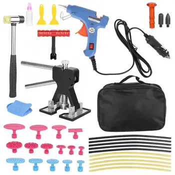 

reverse hammer 36pcs/Set Dent Removal Repair Kit Puller with 12V 20W Car Charger Glue Tool Car Repair Tool