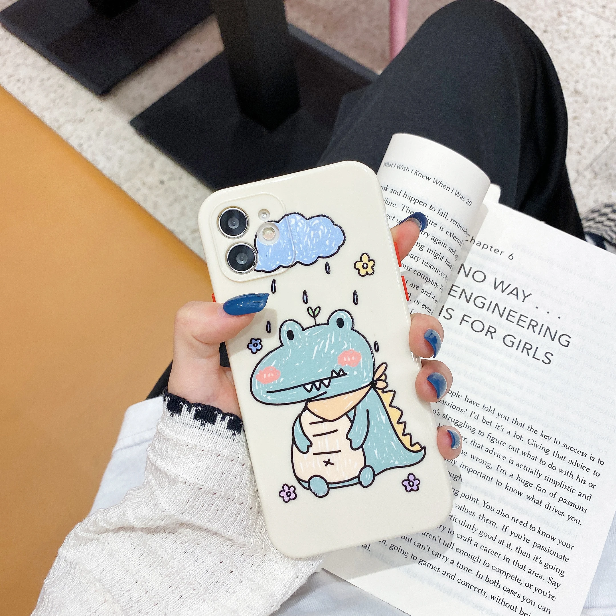 Dinosaure De Dessin Anime Et Crocodile Animaux Passeport Housse Pour Iphone 12 Pro Max Mini Xs 11 Pro Max Xr 7 8 Plus X Couverture De Telephone Souple Aliexpress