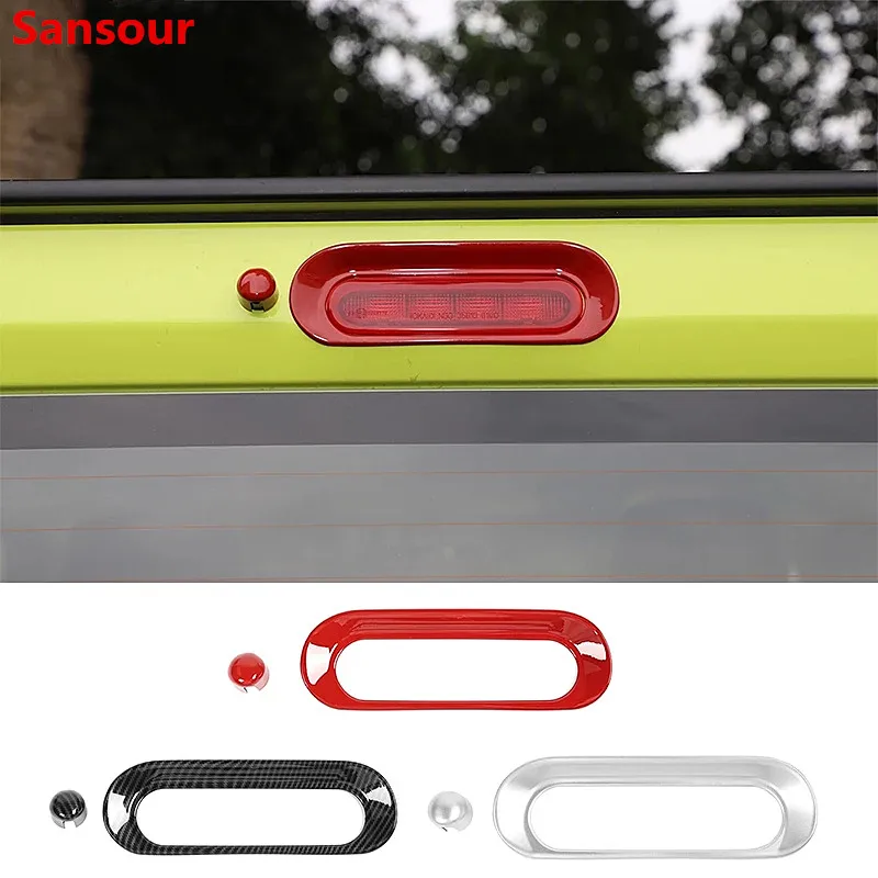 Sansour Adesivi Per Auto Per Suzuki Jimny 2019-2024 Abs Car High Brake Light Decor Frame Cover Accessori Per Suzuki Jimny 2019 +