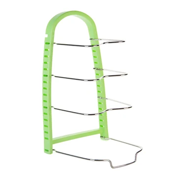 

Multi-function Storage Rack Holder Organizer Good Bearing Storage Rack Portable for Home Kitchen Pot Plate 66CY
