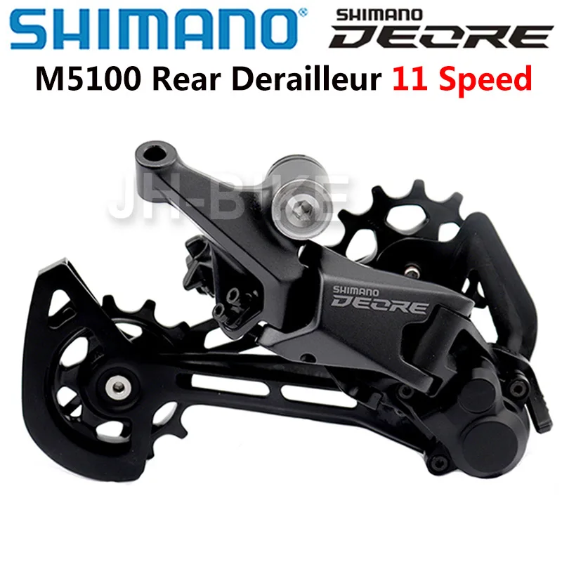 Задний переключатель передач Shimano Deore M5100 SGS задний для велосипеда 11 скоростей 2020|Велосипедный переключатель|