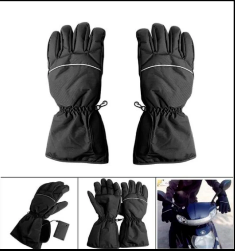2 шт. перчатки с подогревом для сенсорного экрана мультиспортивные зимние теплые водонепроницаемые защитные перчатки