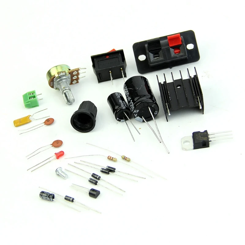 Горячая AC/DC Вход 5 V-35 V до 1,25 V-30 V Шаг вниз Питание модуль LM317 DIY Kit AXYF