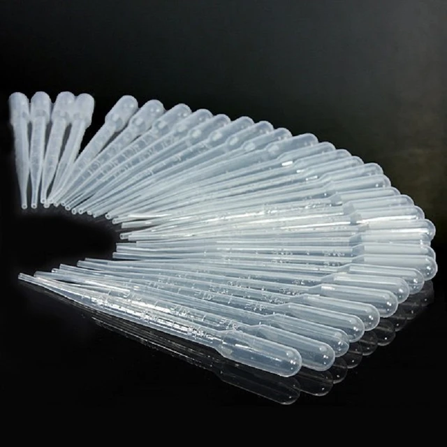 Pipettes De Transfert En Plastique Jetables De 3ml, 100 Pièces, Parfaites  Pour Les Projets D'étalonnage Et De Science, D'art Et De Bricolage, Sûres  Et Faciles À Utiliser, Mode en ligne