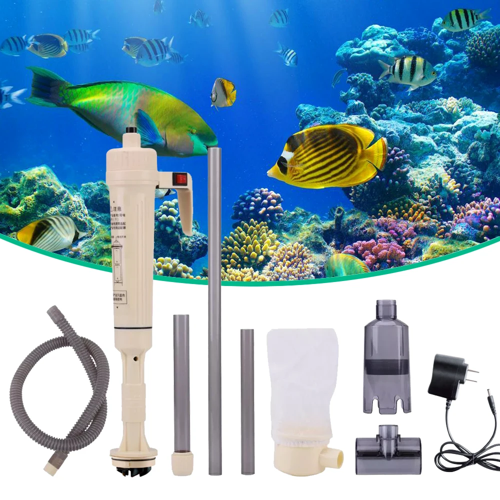 1 PC Electric Aquarium Gravel Cleaner Water Change Pump Cleaning Tools Siphon for Fish Tank Filter | Дом и сад