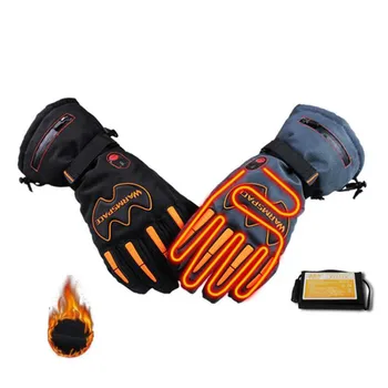 

Motorcycle Gloves Waterproof Heated Winter Battery Powered Moto Gloves Motorbike Racing Riding Keep Warm Electric Heating Glove