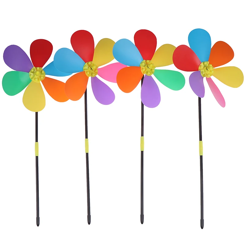 1 шт. красочный цветок Спиннер ветряная мельница Открытый Декор детские игрушки