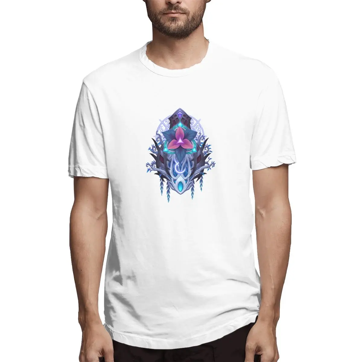 2019 Men's Short Sleeve T-shirt 3D Print t shirt World Of Warcraft Battle Cotton Funny T-shirt homme Top Tees