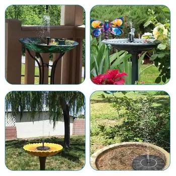 

Plastic Durable Portable Solar Water Pump Solar Fountain Fountain Water Pump Energy Saving Outdoor Pool Aquarium Lotus Leaf