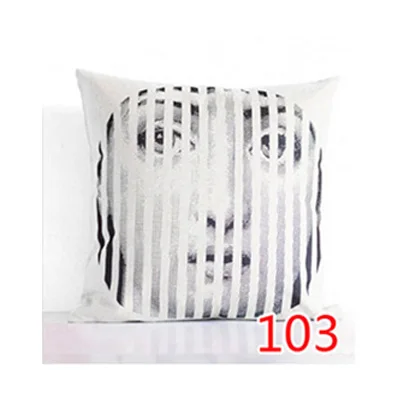 19 Ретро rosenthal Piero fornasetti в европейском стиле декоративная подушка, подушка с сердцевина из хлопчатобумажной пряжи подушка для офисного кресла Винтаж декоративная подушка для дома - Цвет: 19