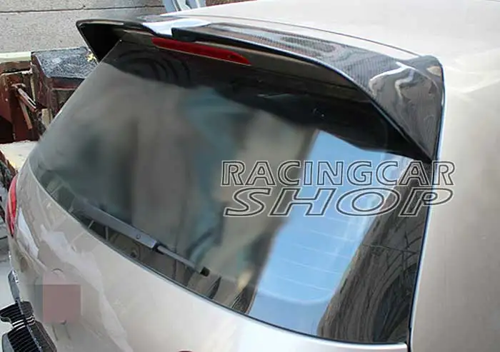 Спойлер на крышу заднего крыла из настоящего углеродного волокна для VW Golf 7 VII MK7 2014UP V008