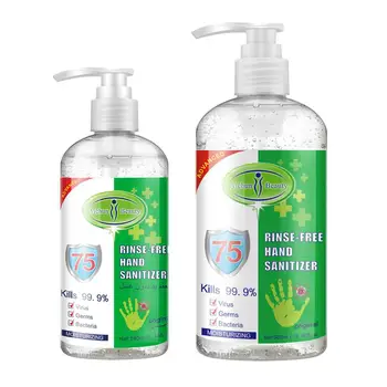 

2pcs 280/500ml 75% Alcohol Hand Gel Anti-bacterial Hand Sanitizer Antibacterial Disposable Disinfection Quick-Dry Washing- Free