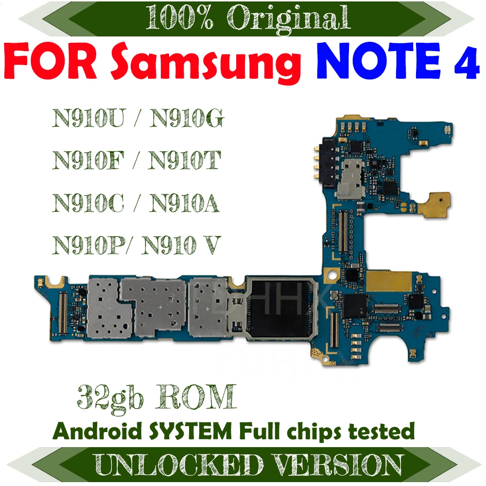 Европейская версия для Samsung Galaxy Note 4 32 ГБ оригинальная разблокированная