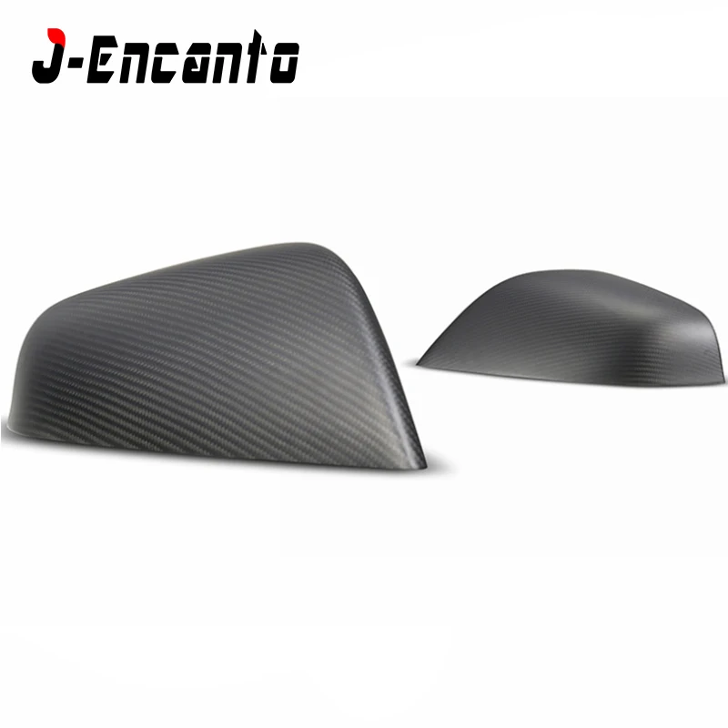 Matte MODEL X Модель S X зеркальная Крышка для Tesla модель S 60 70 P85 P90D сухая углеродная крышка зеркала заднего вида матовый и глянцевый черный - Цвет: Matte MODEL X