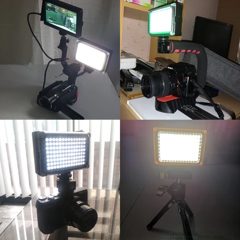  Ulanzi 112 DSLR Camera LED Video Light With RGB Color Filter Smartphone Vlog Fill Light On Camera P - 32821689566