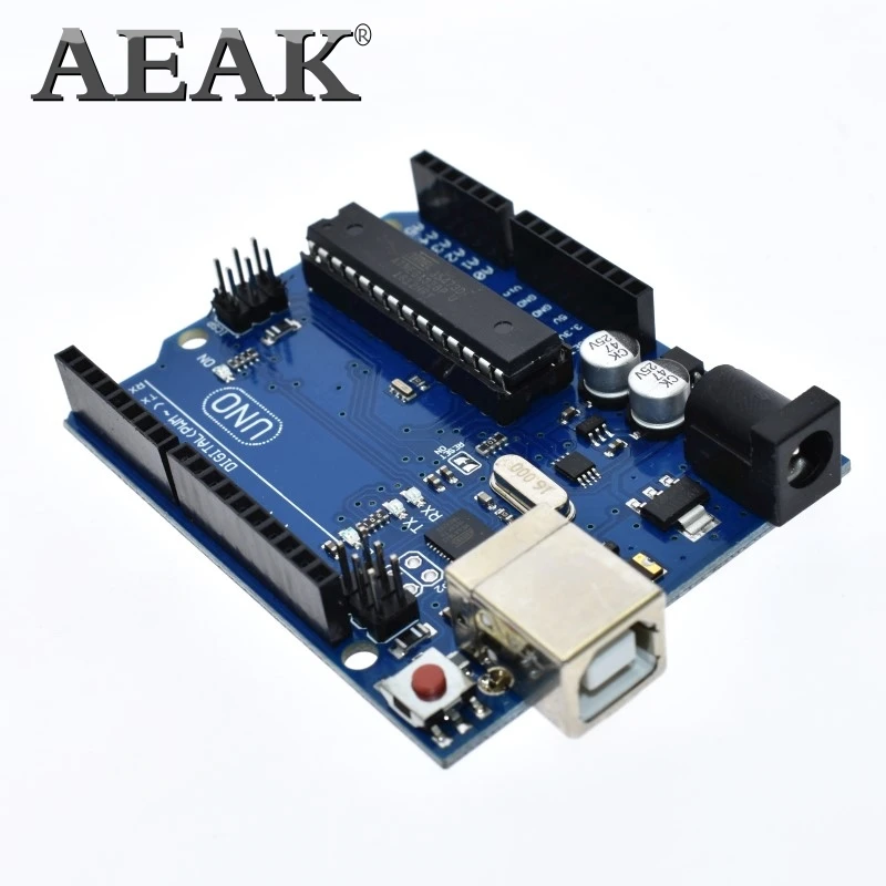 Смарт Электроника AEAK UNO R3 MEGA328P ATMEGA16U2 макетная плата без кабеля USB для arduino