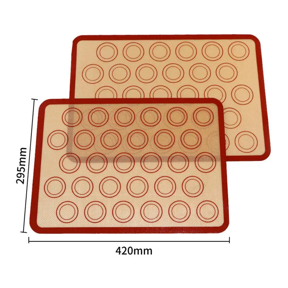 42x29.5cm Silicone Macaron Baking Mat Non Stick Silicon Liner Bake Pans