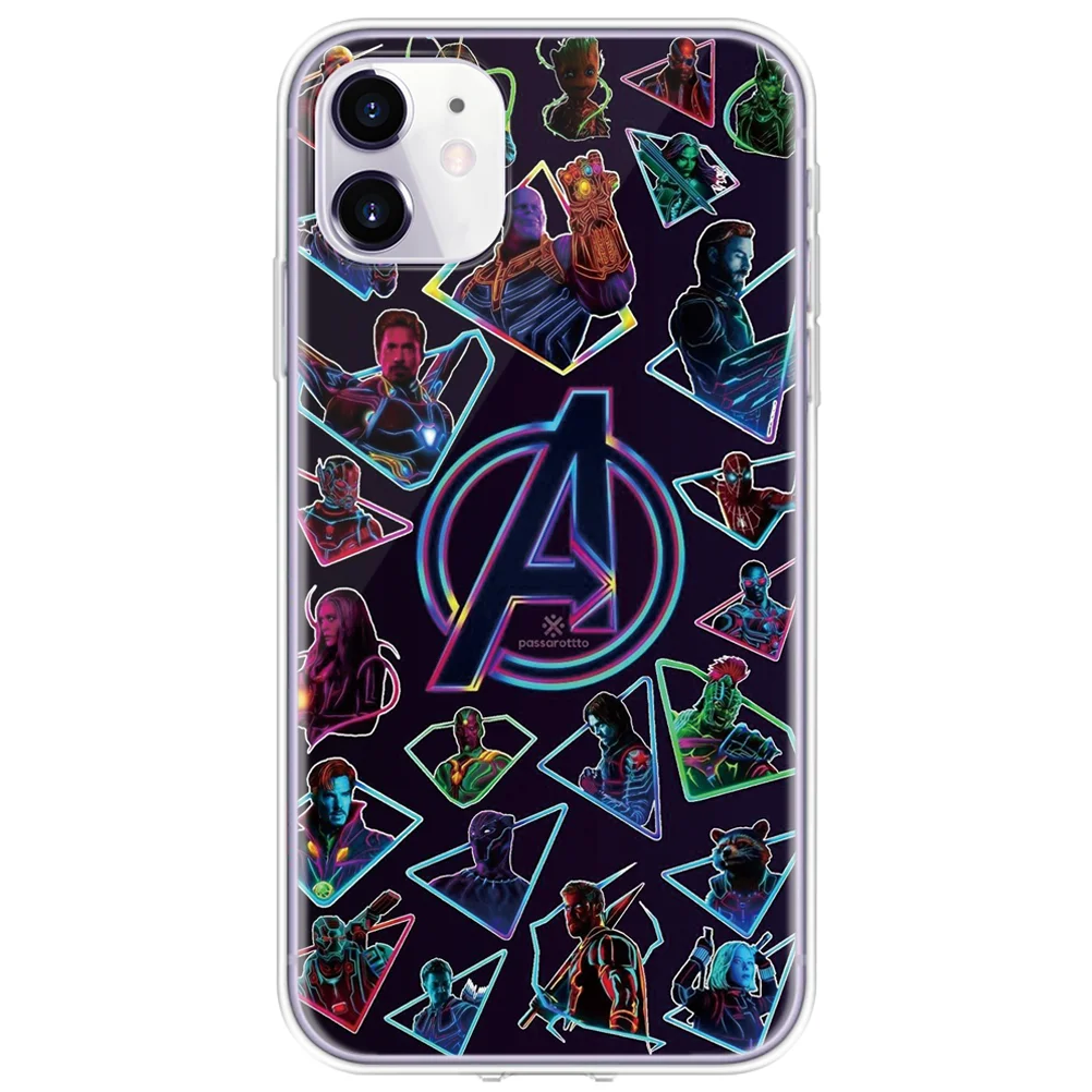 0fsuipia Marvel супергерой Мстители мягкие ТПУ fundas для iPhone 5 5S SE 6S 7Plus 8 Plus X XS XR XS Max Coque для iPhone 11 Pro MAX Case - Цвет: 0fsuipia