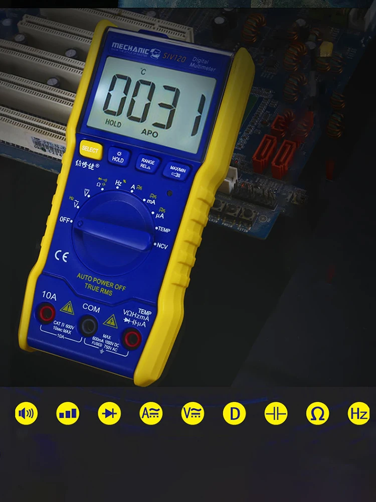 MECHANIC SIV120 SIV119 цифровой универсальный измеритель автоматический мини портативный цифровой универсальный измеритель Инструменты для ремонта мобильных телефонов