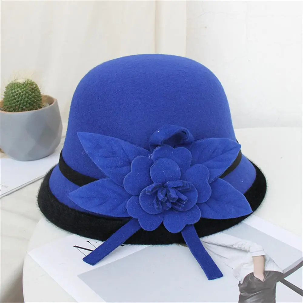 Blue Женский модный берет во французском стиле, шапка для художника, винтажные теплые вечерние шляпы - Цвет: Blue