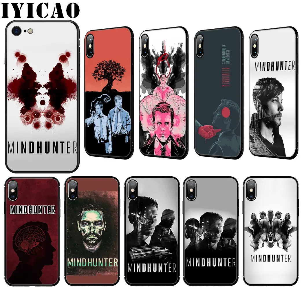Mind hunter Silicone Soft Case for iPhone 11 Pro Max XR X XS 8 7 6 6S Plus 5 5S SE Cover | Мобильные телефоны и