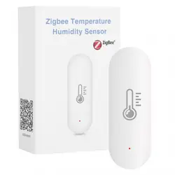 NEW Tuya ZigBee Smart Home Temperature And Humidity Sensor Works With Alexa Google Assistant And Tuya Zigbee Hub Battery Powered
