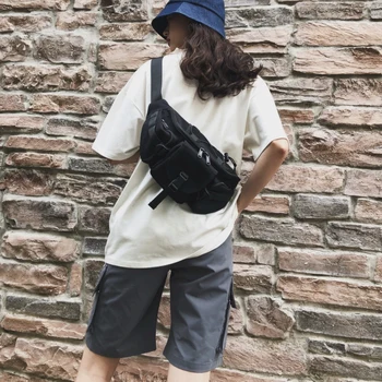 

Tactical Waist Bags men bag Functional Chest Bag Pack Outdoor Tactical Waist Pack Streetwear Men Camping Hiking Pouch Handbag