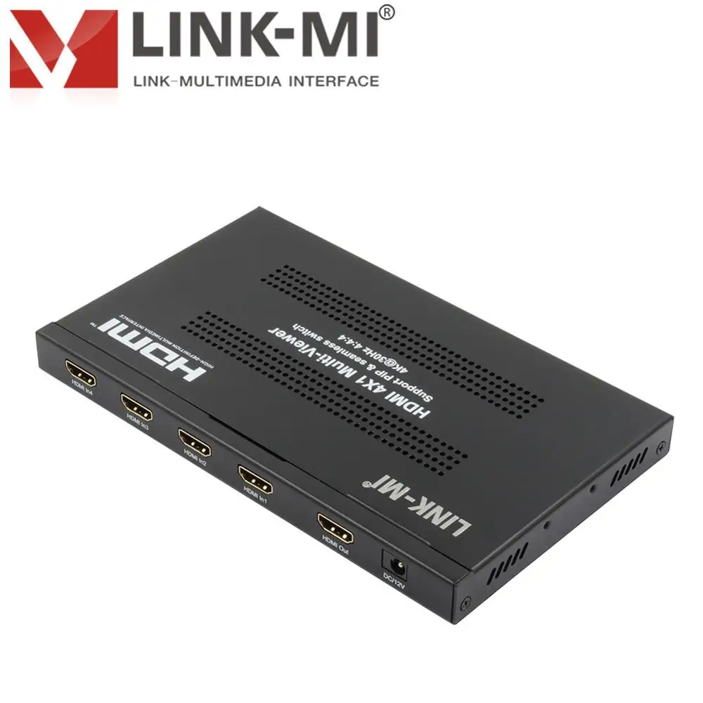 LINK-MI LM-MVS02 HDMI 4x1 Multi-Viewer Support4 x HDMI input1 x HDMI outputup to 4K@30Hz YUV4:4:4