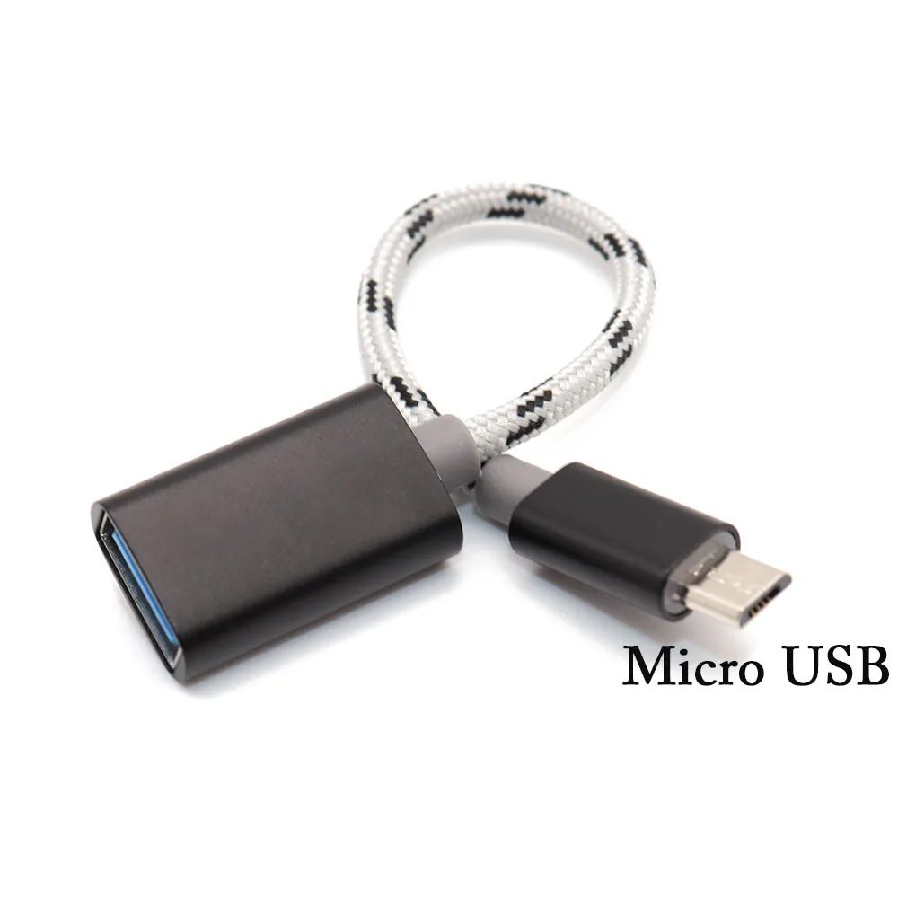 D Micro USB OTG кабель type C OTG кабель для игр OTG адаптер для мобильного телефона игровая мышь разъем для клавиатуры для samsung для Xiaomi - Цвет: D