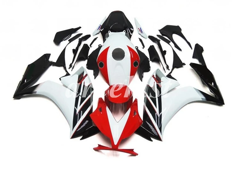 ABS Полный обтекатели Наборы Подходит для HONDA CBR1000RR 2012 2013 для детей возрастом 12, 13, 14, 15, 16 CBR1000 1000RR тела комплект красного и белого цвета