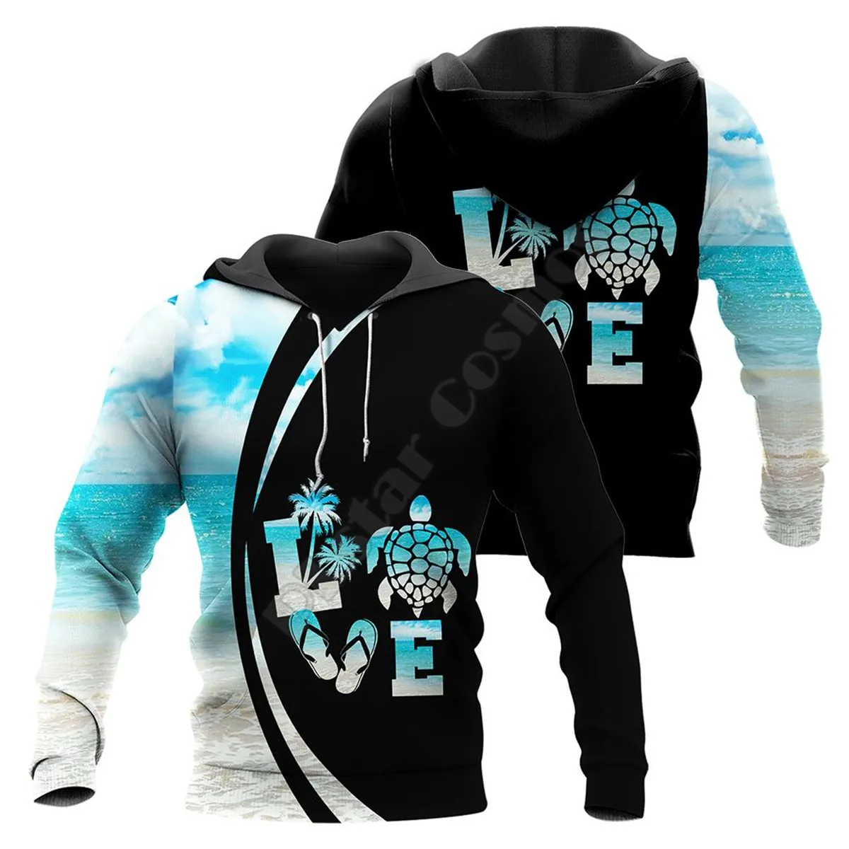 

Love Sea Turtle Mandala 3D printed Hoodies sweatshirts Men for Women Fashion Hooded streetwear Pullover Drop shipping style-4