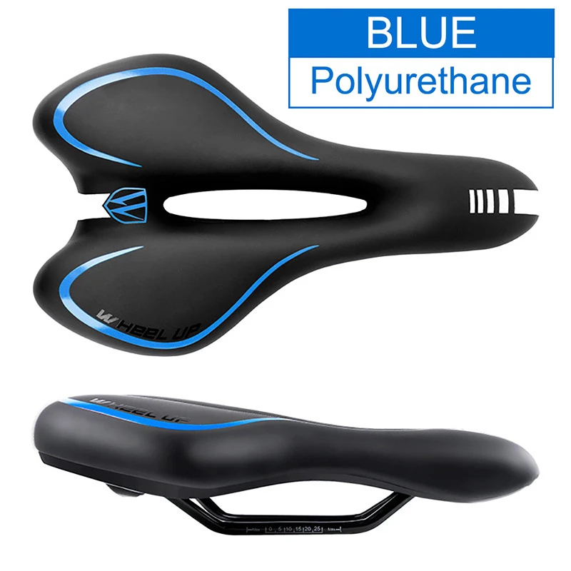 Flexane blue Удобное велосипедное седло, дышащее мягкое сиденье, подушка для шоссейного горного велоспорта, прочный коврик для велосипеда, запасные аксессуары, 3 цвета - Цвет: Flexane blue