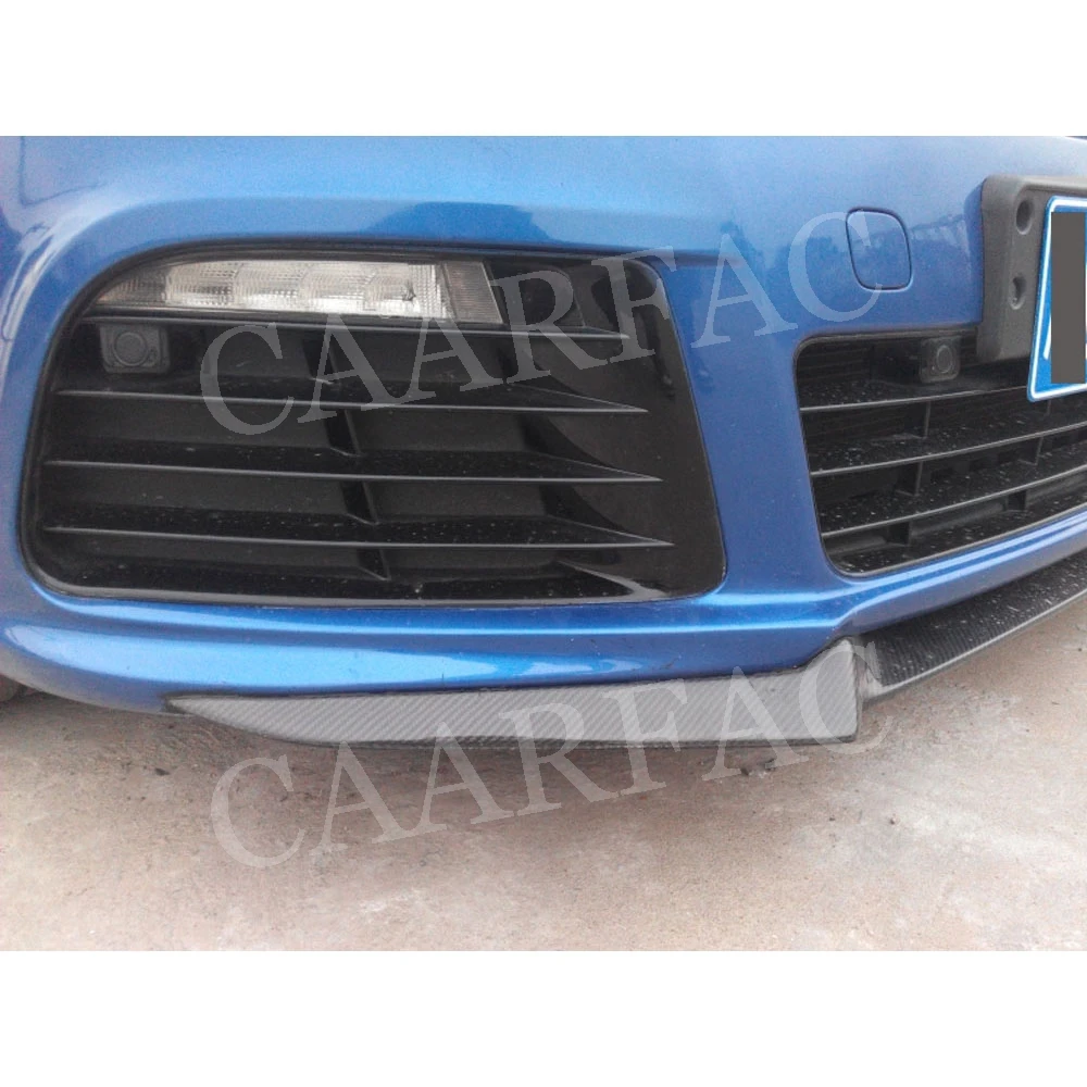 Для MK6 передний бампер спойлер для Volkswagen VW Golf 6 VII MK6 R20 2010-2013 углеродное волокно/FRP головная Лопата
