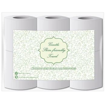 

6 Toilet Rolls- Thickened 4 Layers Toilet Paper for Household Kitchen and Commercial Roll Paper