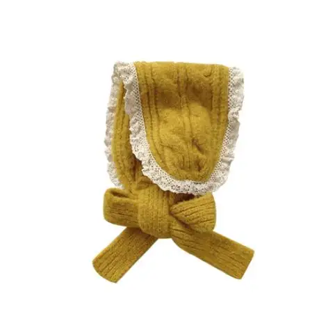 tan Кружевные головные уборы для маленьких девочек, хлопок, knited повязка на голову для ребенка, новорожденного ребенка, тюрбан шапки для малышей твист аксессуары для плетения волос - Цвет: tan