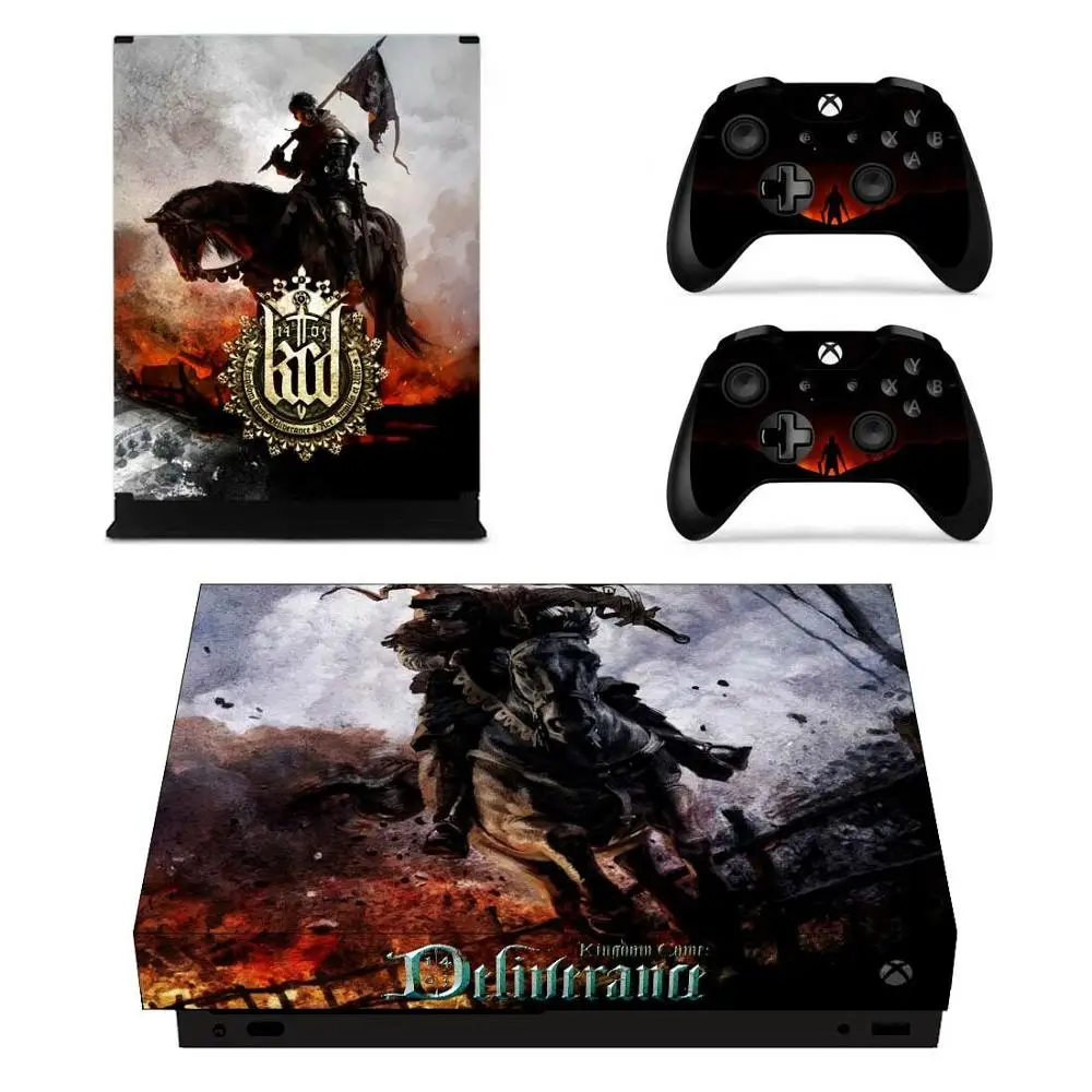 Kingdom Come: Deliverance стикер s для Xbox One X виниловые наклейки на кожу Pegatinas для Xbox one X консоли пульта дистанционного управления скины