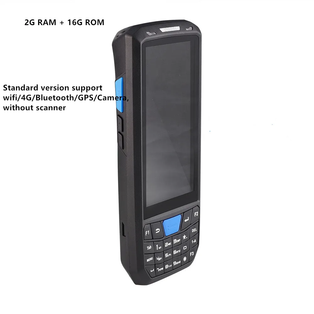 Android 8,1 PDA сканер штрих-кода 1D 2D QR код Honeywell Newland сканер IP66 Wifi 4G 4,5 ''экран Клавиатура NFC PDA терминал данных - Цвет: without scanner