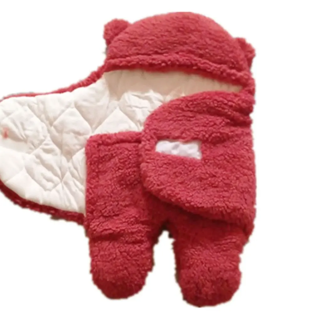 

Baby Sleeping Bag Ultra-Soft Fluffy Fleece Newborn Receiving Blanket Infant Boys Girls Clothes Sleeping Nursery Wrap Swaddle