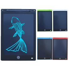 12 polegadas portátil inteligente lcd escrita tablet eletrônico bloco de notas desenho gráficos placa de almofada de escrita placa ultra-fina