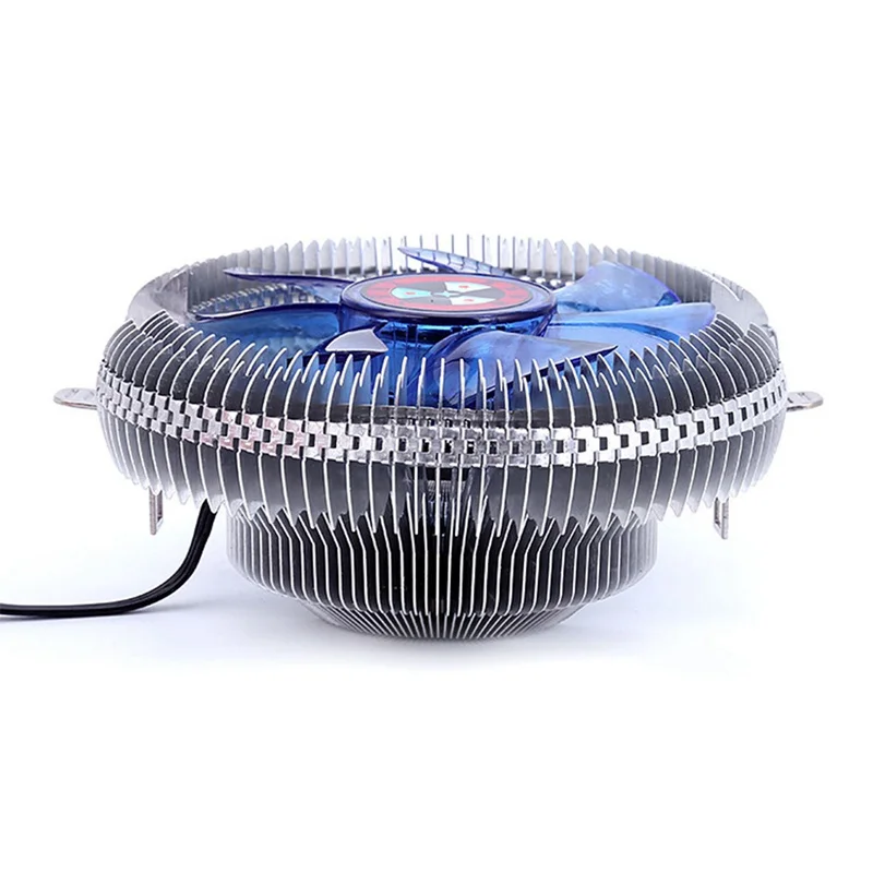 Blue Кулер для ПК и процессора, охлаждающий вентилятор, радиатор для Intel LGA775 1155 AMD AM2 AM3 754, охлаждающий вентилятор для процессора, вентилятор для компьютера - Цвет: Blue