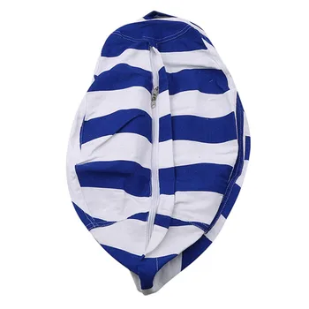 

New Fashion Home Clothes Quilt Pillow Blanket Storage Bag Travel Luggage Organizer Bag Storage Striped Quilt Storage Bag