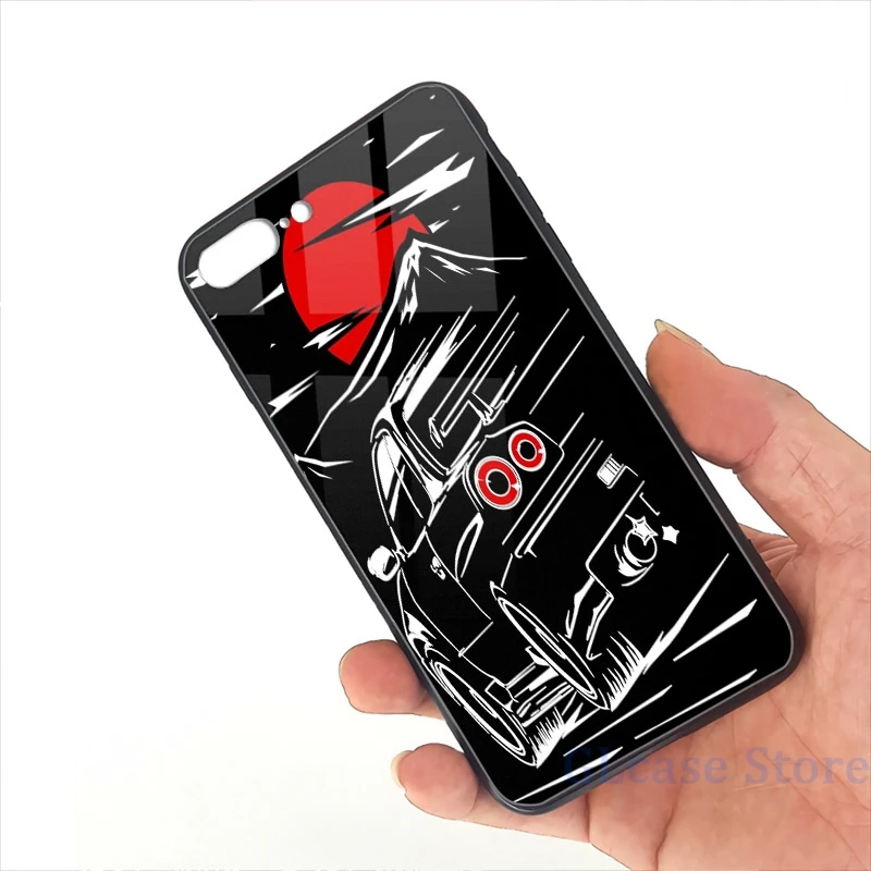 Чехол для телефона Nissan Skyline GTR 34 Haruna iPhone 12 Pro 11 X XR XS Max 8 7 6 6s Plus 5s мягкая стеклянная