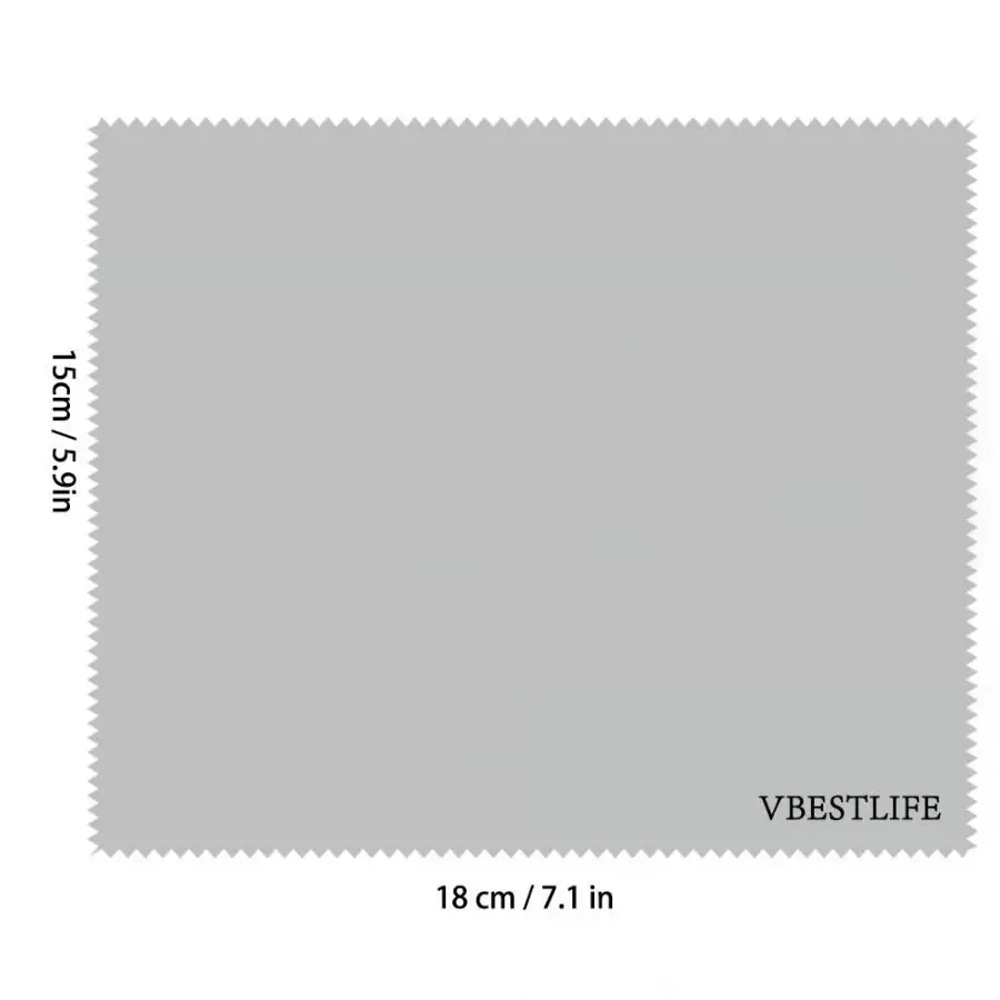 VBESTLIFE Gray Soft MagicFiber Microfiber Cleaning Cloths for Glasses Cell Phone Tablet Screens