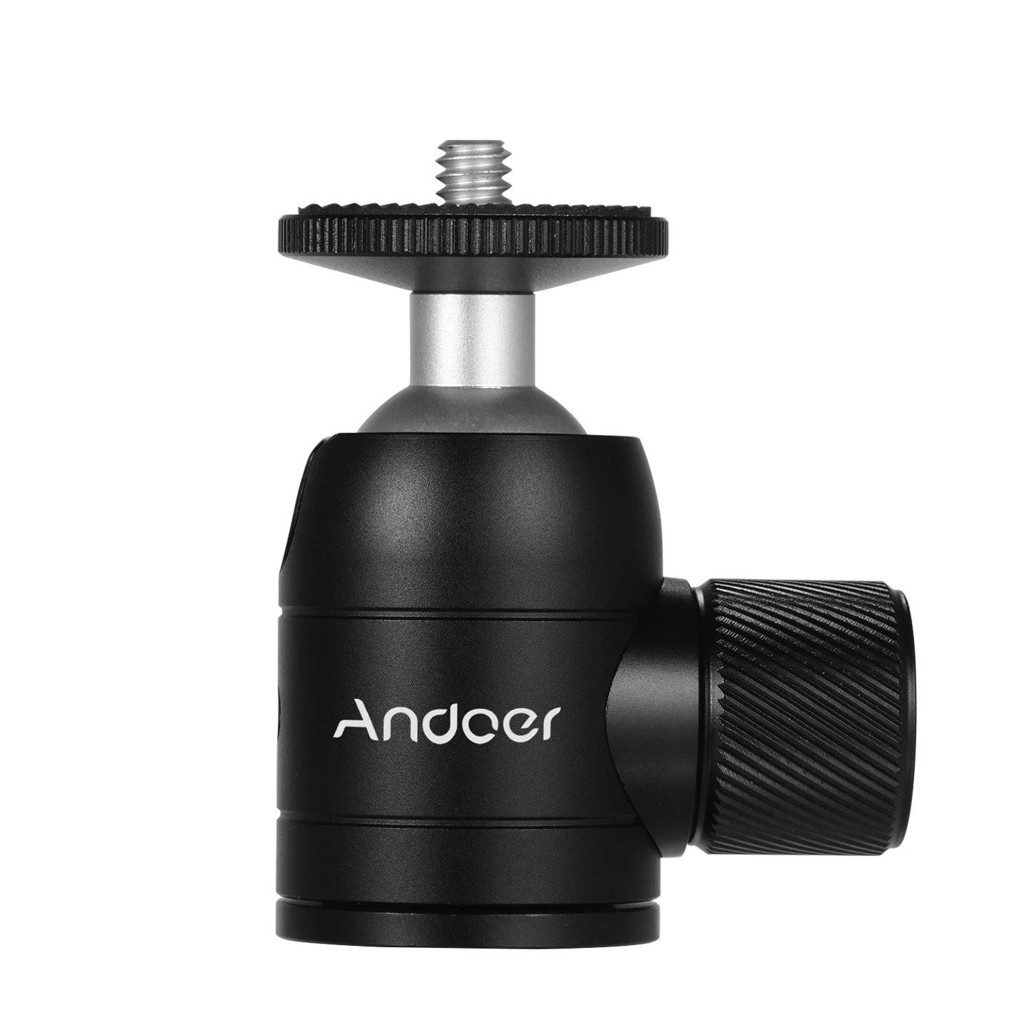 Tripod Ball Head Andoer Tripod Ball Head 360 Degree Swivel Compatible with DSLR Camera Tripod Selfie Stick Monopod