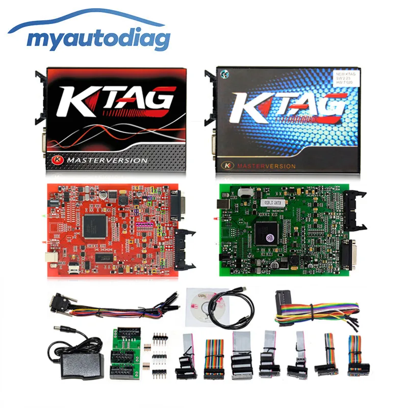 Best 2019 Latest V2.25 KTAG ECU Programming Tool Firmware V7.020 KTAG Master Version with Unlimited Token