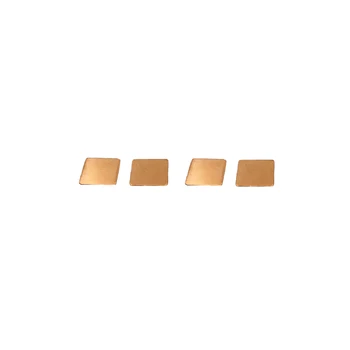 

Taidacent 100Pc Heat Dissipation Pure Copper Sheet Copper Thermal Pad with Adhesive Tape Graphic Card SSS Thin Copper Foil 15*15