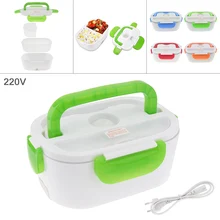 Портативный Электрический Ланч-бокс с ложкой и европейской зарядной линией, 220 В, 1,5 л