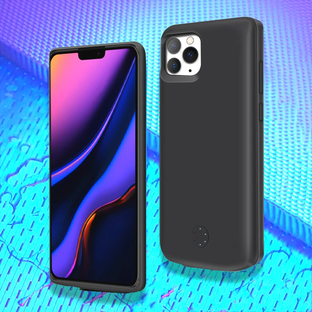 Батарея чехол для iphone 11 Pro Max внешний аккумулятор зарядное устройство чехол для iphone 11 6000 мАч Зарядное устройство Чехол